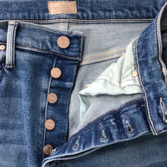 MOTHER The Tripper High Waist Ankle Fray Jeans | Size 26 - Picture 12 of 14